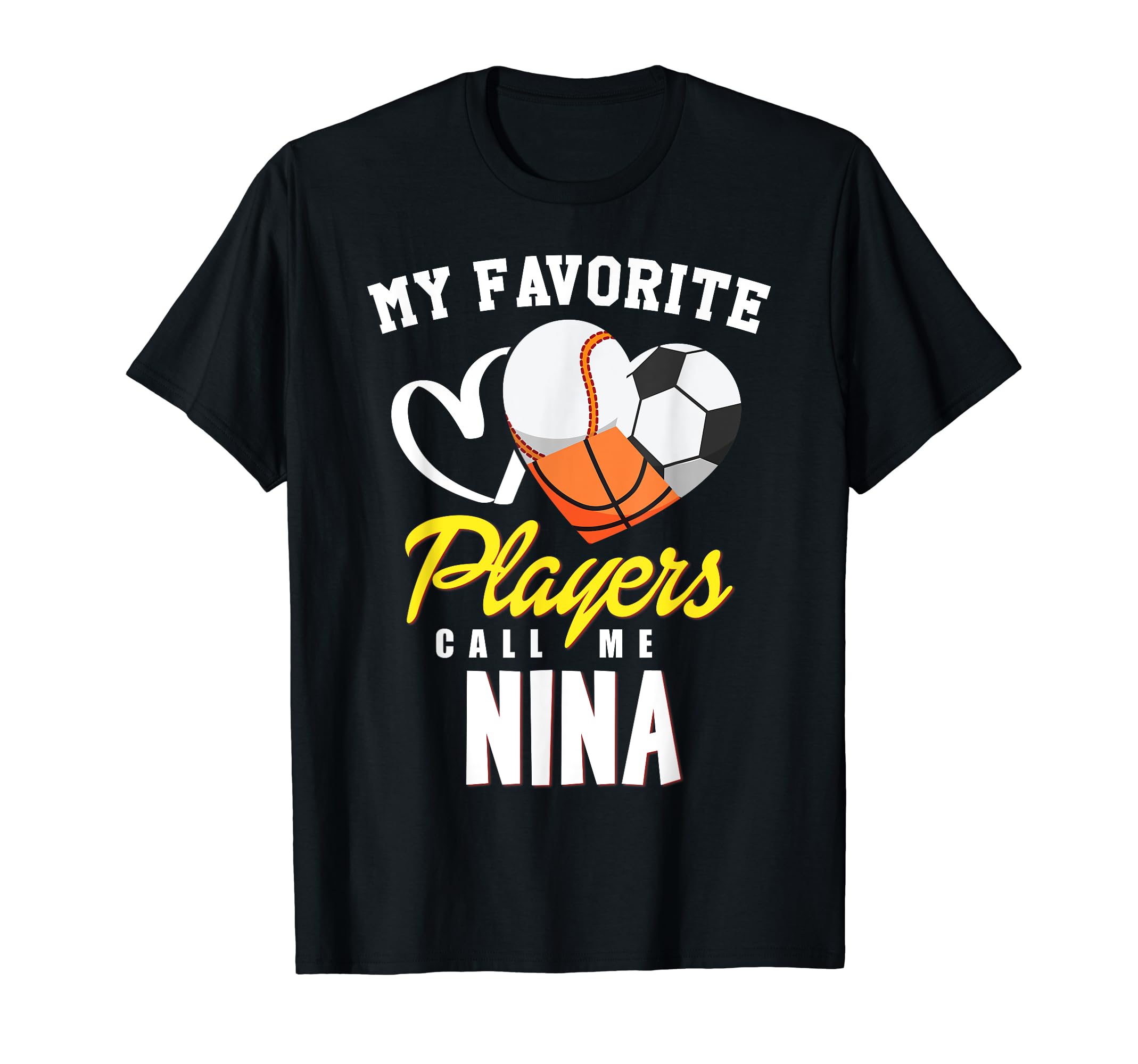 My Favorite Players Baseball Soccer T-Shirt - Unique Graphic Men Women - T-Shirt, Sweatshirt, Hoodie