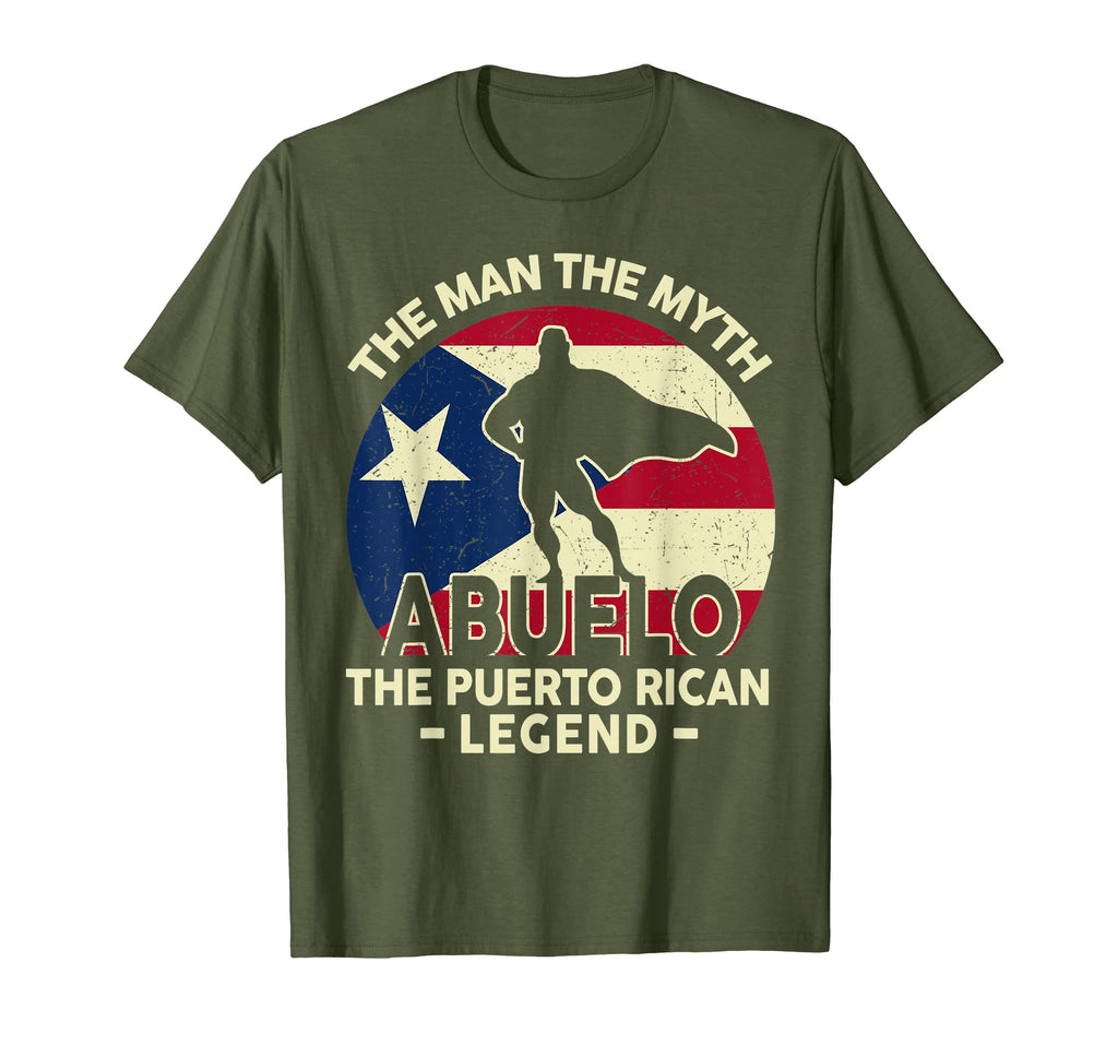 Mens Puerto Rico Abuelo Puerto Rican T-Shirt - Trendy Graphic for Adults - T-Shirt, Sweatshirt, Hoodie