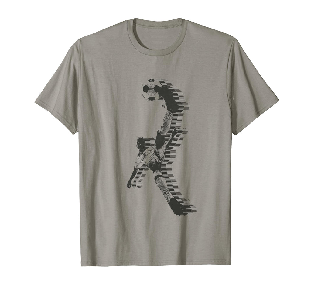 Football Player Line Art Soccer T-Shirt - Casual Everyday Wear Men Women - T-Shirt, Sweatshirt, Hoodie