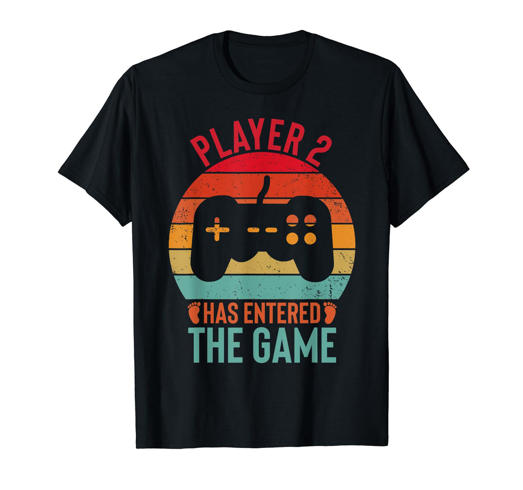 Leveled Up To Daddy Player 2 Has Entered T-Shirt - Streetwear Style Unisex - T-Shirt, Sweatshirt, Hoodie