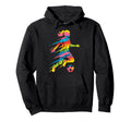 Colorful Funny Soccer Fan Dad Mom Hoodie - Casual Everyday Wear for Adults - T-Shirt, Sweatshirt, Hoodie
