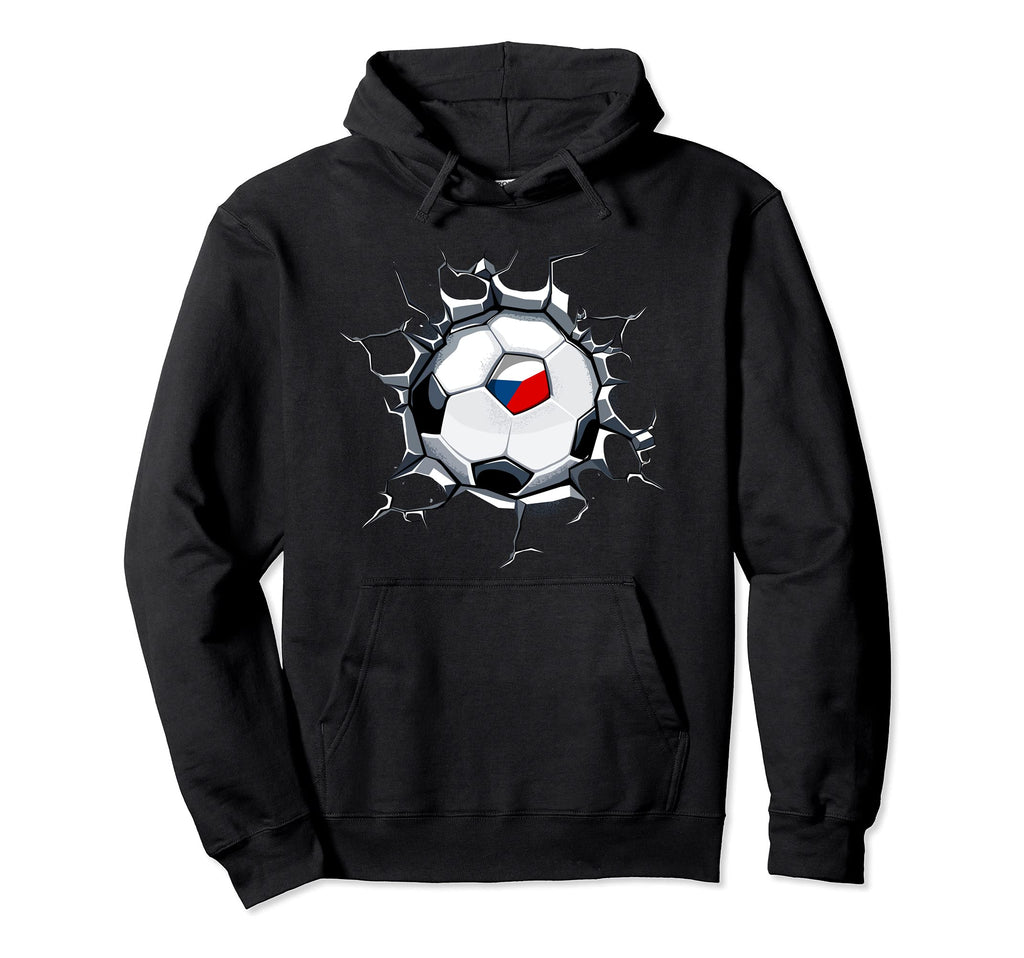 Czech Republic Soccer Fans Jersey Hoodie - Casual Everyday Wear Unisex - T-Shirt, Sweatshirt, Hoodie