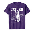 Caturn Saturn Space Cat T-Shirt - Fun Novelty Design Unisex - T-Shirt, Sweatshirt, Hoodie