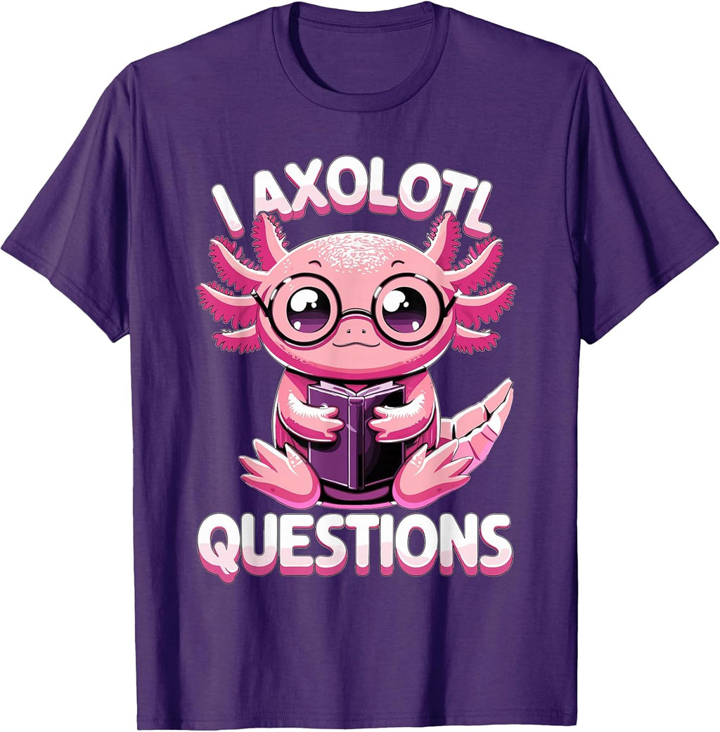 I Axolotl Questions Anime Kawaii - Adult & Kids T-Shirts, Sweatshirts & Hoodies apparel design preview 1