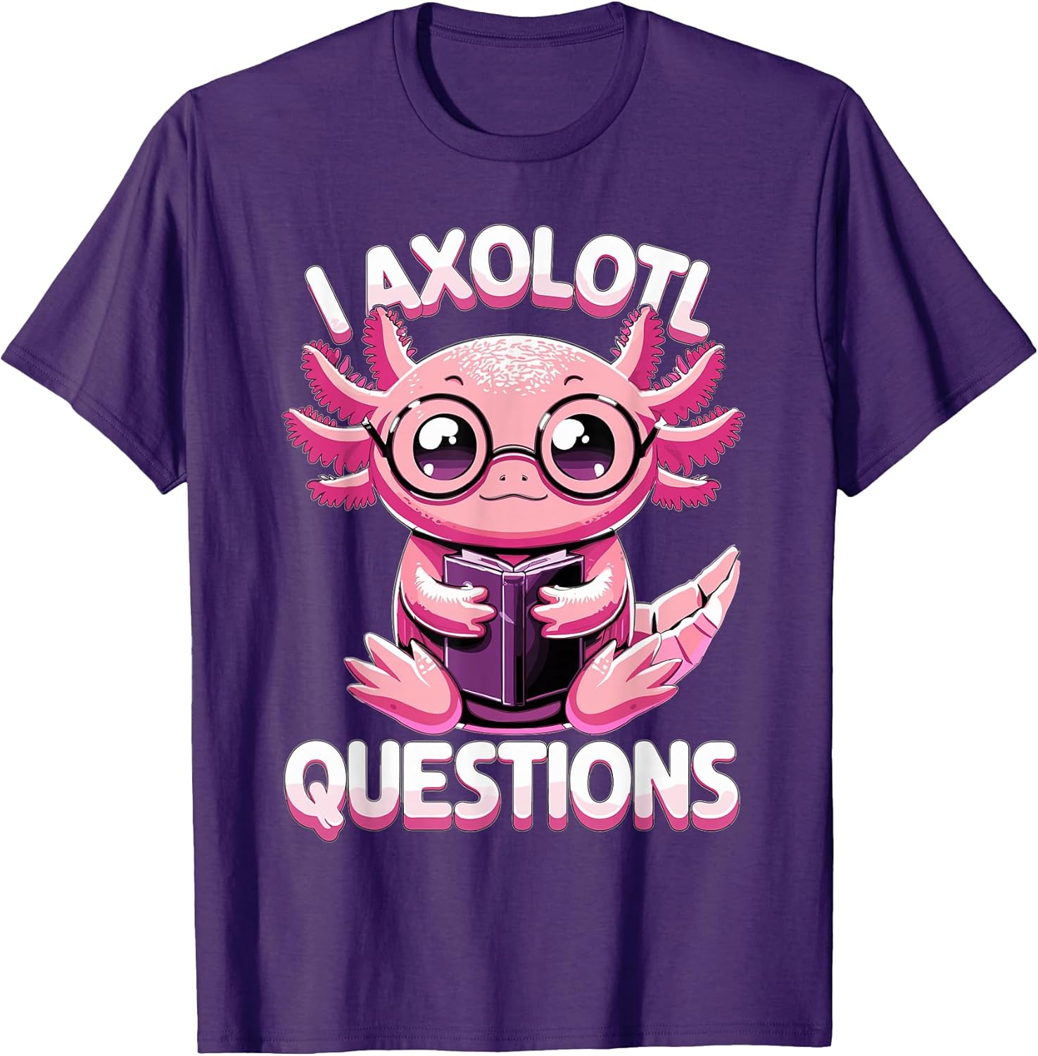 I Axolotl Questions Anime Kawaii - Adult & Kids T-Shirts, Sweatshirts & Hoodies apparel design preview 1