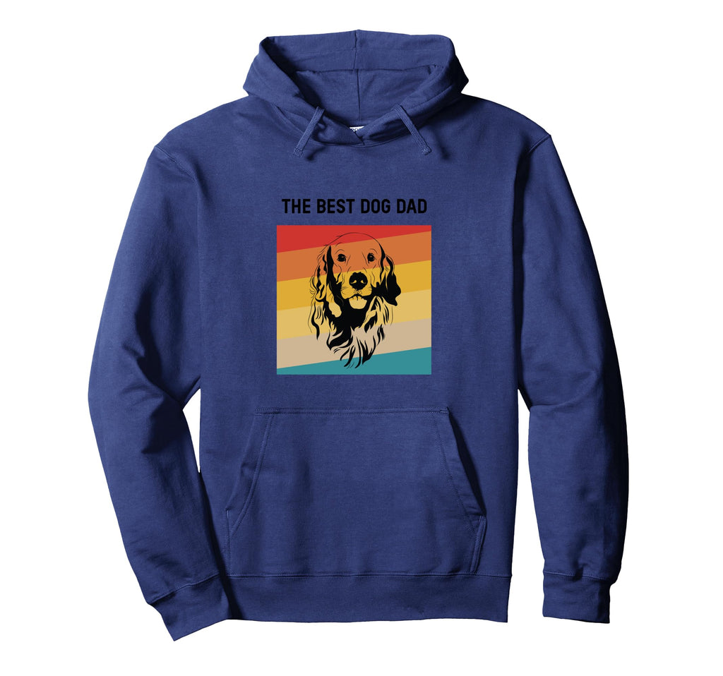 Best Retriever Dad Dog Lover Novelty Hoodie - Fun Novelty Design for Adults - T-Shirt, Sweatshirt, Hoodie
