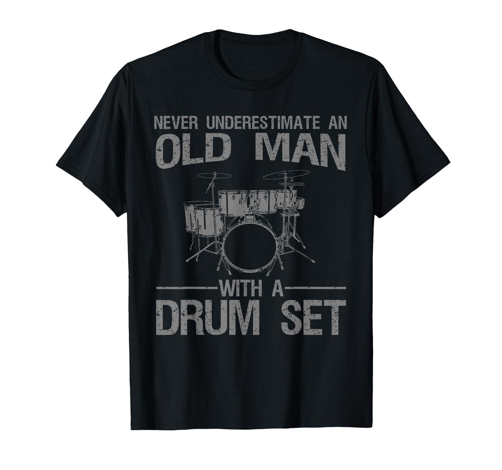 Funny Drummer Art Grandpa Drumline T-Shirt - Graphic Print for Adults - T-Shirt, Sweatshirt, Hoodie