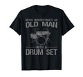 Funny Drummer Art Grandpa Drumline T-Shirt - Graphic Print for Adults - T-Shirt, Sweatshirt, Hoodie