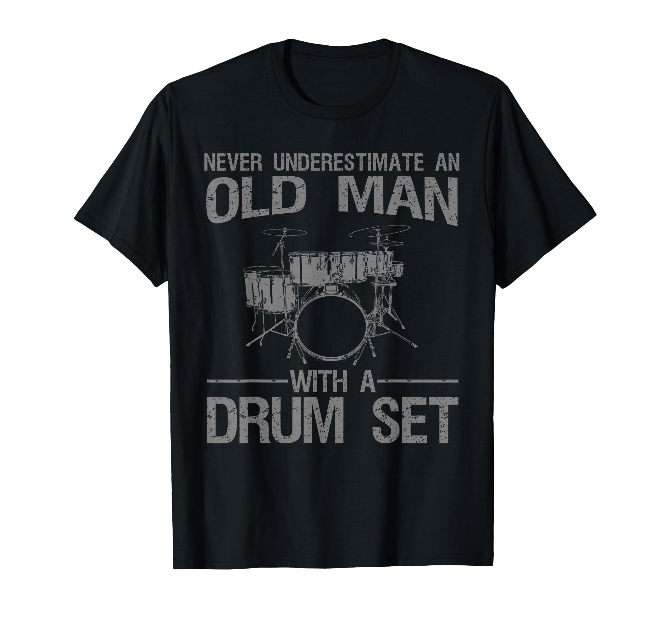 Funny Drummer Art Grandpa Drumline T-Shirt - Graphic Print for Adults - T-Shirt, Sweatshirt, Hoodie