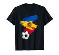 Moldova Soccer Football Flag T-Shirt - Graphic Print Unisex - T-Shirt, Sweatshirt, Hoodie