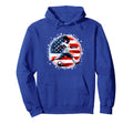 Womens Soccer American Flag Soccer Soccer Hoodie - Graphic Print Unisex - T-Shirt, Sweatshirt, Hoodie