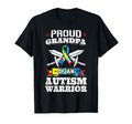 Proud Grandpa Autism Warrior Autistic T-Shirt - Streetwear Style Men Women - T-Shirt, Sweatshirt, Hoodie