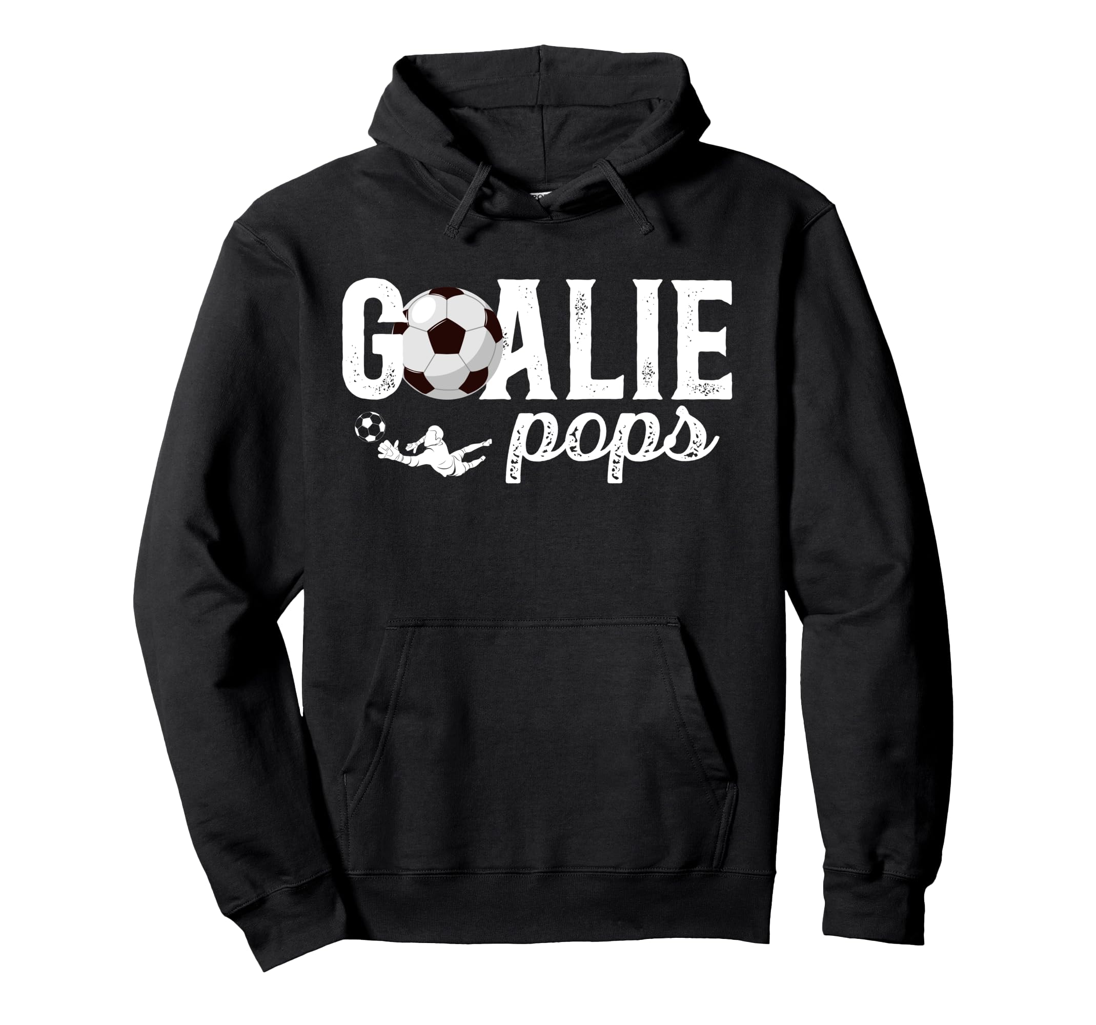 Soccer Goalie Pops Soccer Goalkeeper Hoodie - Minimalist Print Men Women - T-Shirt, Sweatshirt, Hoodie