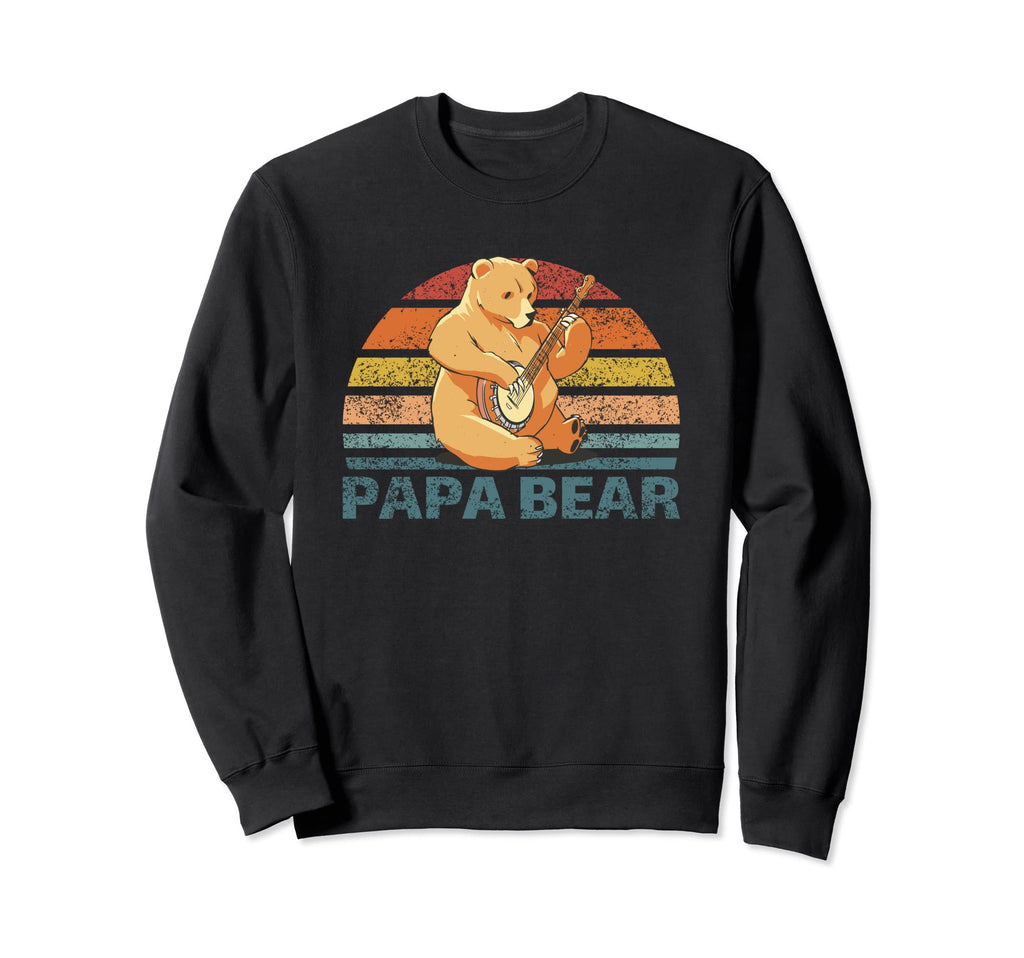 Papabear Fathers Day Best Dad Plays Sweatshirt - Graphic Print for Adults - T-Shirt, Sweatshirt, Hoodie