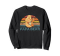 Papabear Fathers Day Best Dad Plays Sweatshirt - Graphic Print for Adults - T-Shirt, Sweatshirt, Hoodie
