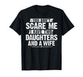 You Dont Scare Me I Have Two T-Shirt - Minimalist Print Men Women - T-Shirt, Sweatshirt, Hoodie