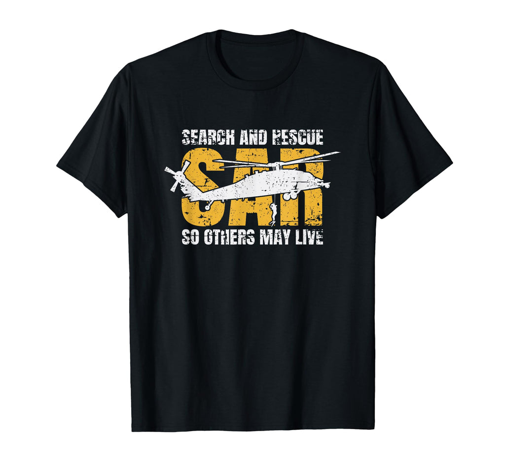 Search And Rescue Helicopter Sar T-Shirt - Aesthetic Graphic Men Women - T-Shirt, Sweatshirt, Hoodie