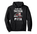 Trucker Pita Dad Truck Driver Daddy Hoodie - Novelty Apparel Men Women - T-Shirt, Sweatshirt, Hoodie