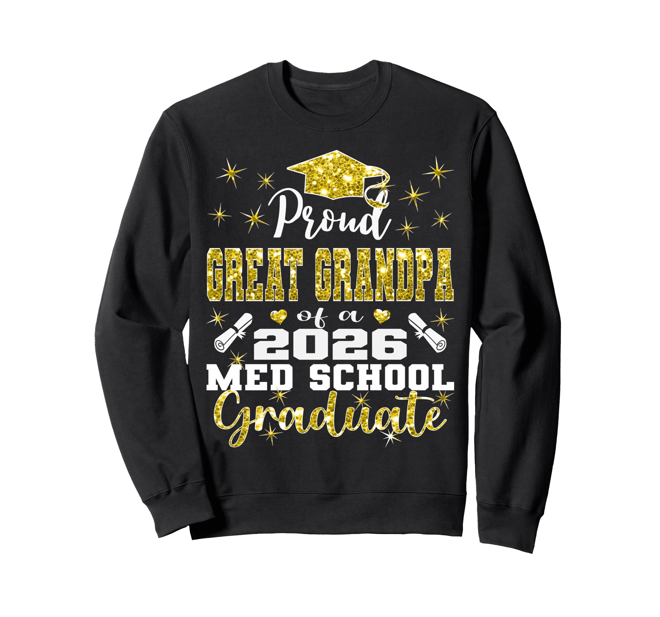 Proud Great Grandpa 2026 Class Med Sweatshirt - Minimalist Print Men Women - T-Shirt, Sweatshirt, Hoodie