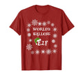 Funny Dad Joke Worlds Tallest Elf T-Shirt - Fun Novelty Design Men Women - T-Shirt, Sweatshirt, Hoodie