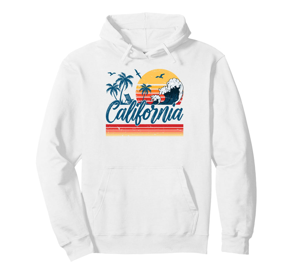 California Tropical Beach Sunset Family Hoodie - Trendy Graphic Unisex - T-Shirt, Sweatshirt, Hoodie