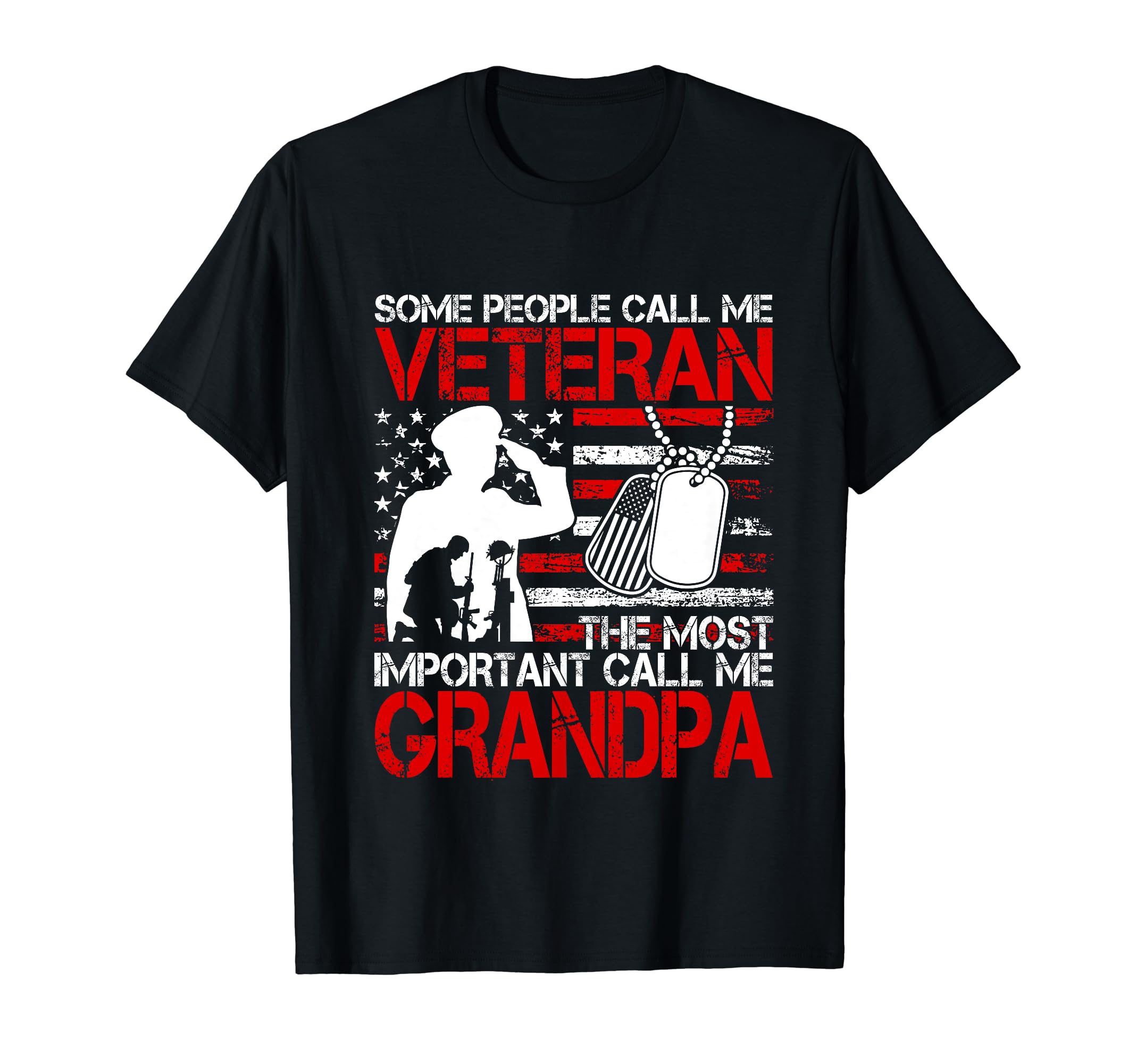 Im Dad Grandpa And Veteran Nothing Scares T-Shirt - Novelty Apparel Unisex - T-Shirt, Sweatshirt, Hoodie