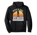 Just Dad Hoverboard One Wheel Hoodie - Casual Everyday Wear for Adults - T-Shirt, Sweatshirt, Hoodie