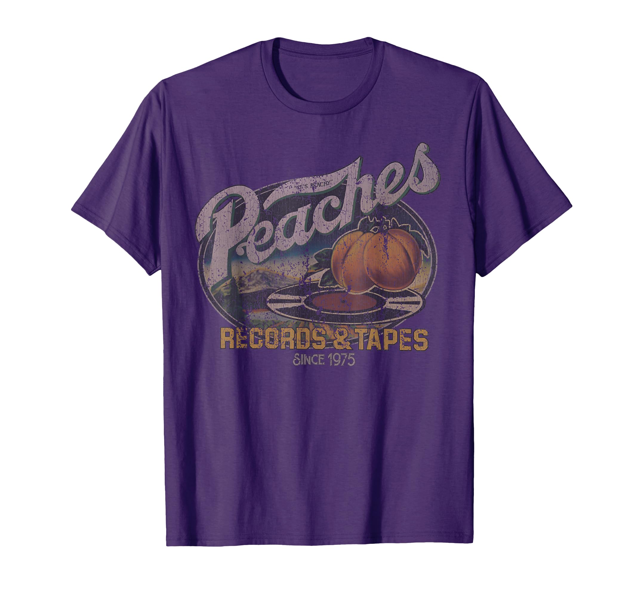 Peaches Records Music And Tapes 1975 T-Shirt - Streetwear Style for Adults - T-Shirt, Sweatshirt, Hoodie