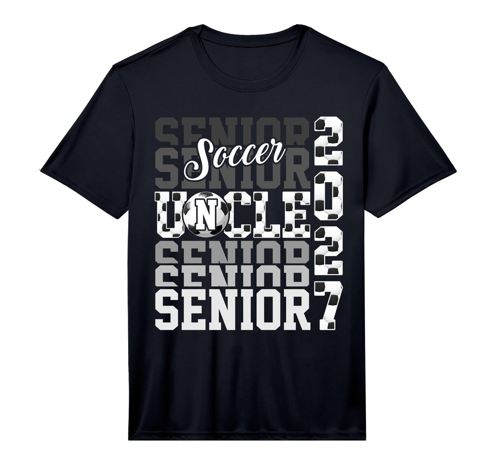 Senior 2027 Soccer Uncle Proud Family T-Shirt - Custom Art Print Unisex - T-Shirt, Sweatshirt, Hoodie