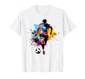Painted Soccer Player Artistic T-Shirt - Aesthetic Graphic for Adults - T-Shirt, Sweatshirt, Hoodie