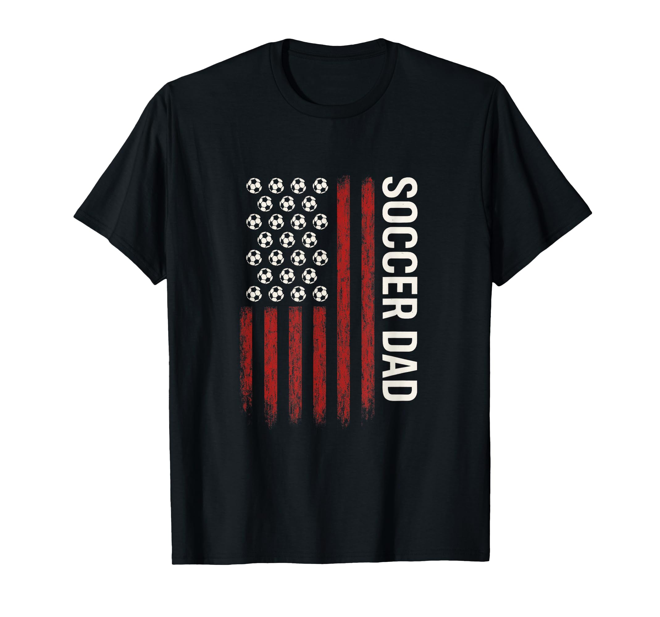 Soccer Dad Funny American Flag T-Shirt - Custom Art Print Men Women - T-Shirt, Sweatshirt, Hoodie