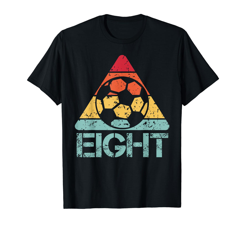 Eight Birthday Soccer 8Th 8 Year Old T-Shirt - Trendy Graphic Men Women - T-Shirt, Sweatshirt, Hoodie