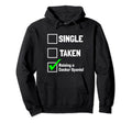 Single Taken Raising Cocker Spaniel Hoodie - Minimalist Print for Adults - T-Shirt, Sweatshirt, Hoodie