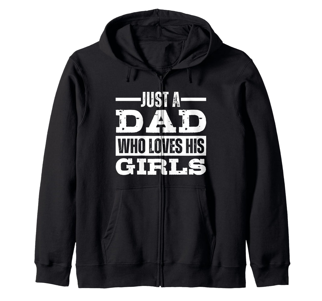 Just Dad Who Loves His Shirts T-Shirt - Novelty Apparel Unisex - T-Shirt, Sweatshirt, Hoodie