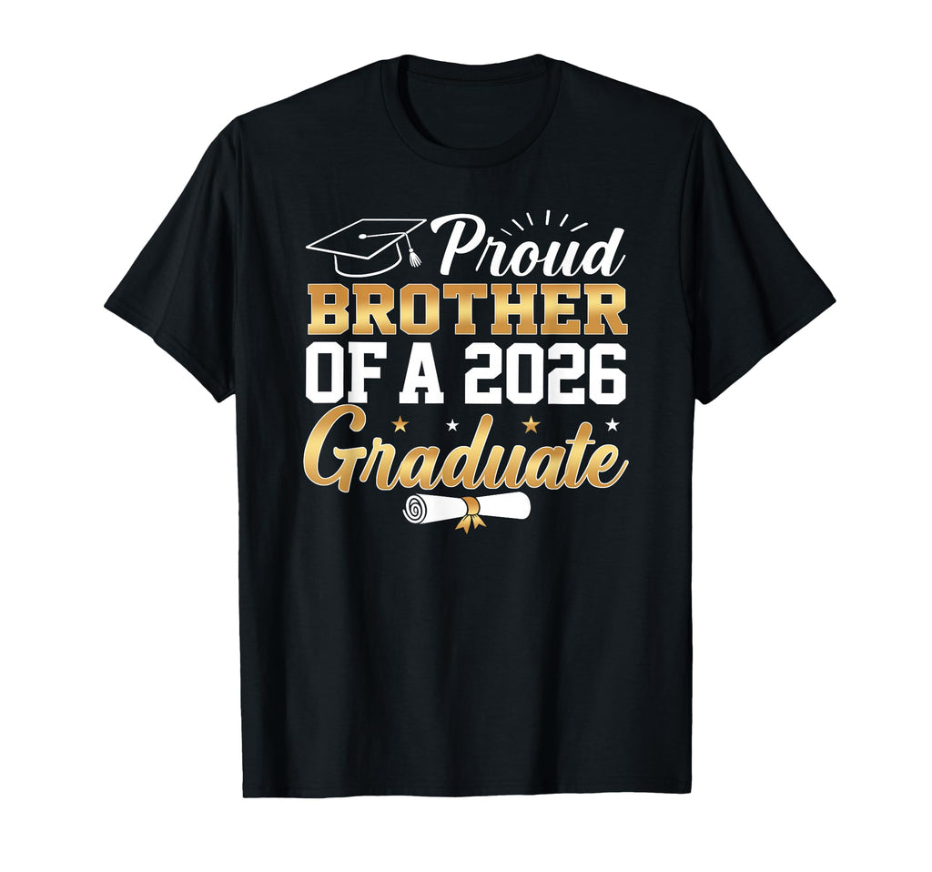 Senior Graduation Proud Brother Class T-Shirt - Novelty Apparel Unisex - T-Shirt, Sweatshirt, Hoodie