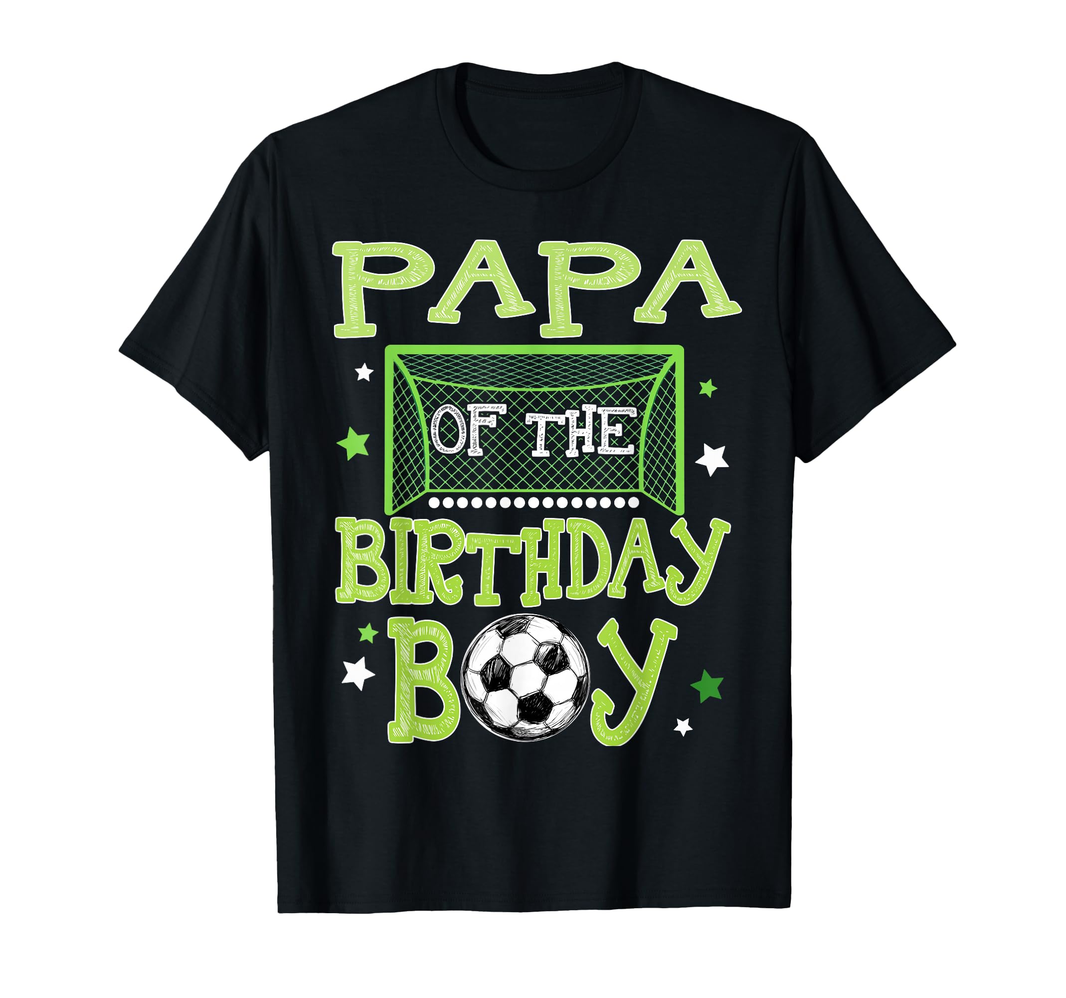 Papa Birthday Soccer Family Matching T-Shirt - Novelty Apparel for Adults - T-Shirt, Sweatshirt, Hoodie