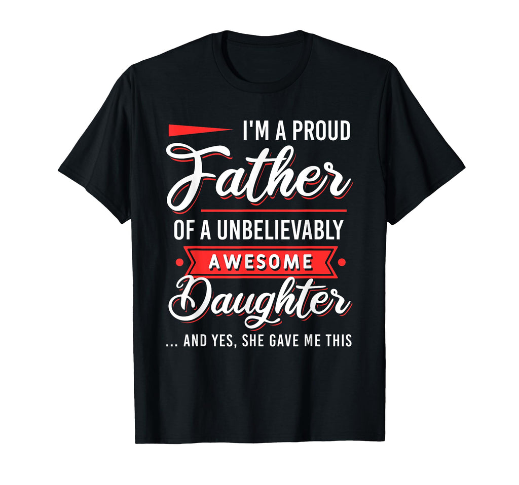 Fathers Day Dad Matching Daughter T-Shirt - Unique Graphic for Adults - T-Shirt, Sweatshirt, Hoodie