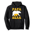 Childhood Cancer Awareness Papa Bear Hoodie - Custom Art Print Men Women - T-Shirt, Sweatshirt, Hoodie
