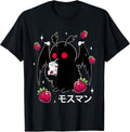 Mothman Kawaii Strawberry Milk Shake Cryptid - Adult & Kids T-Shirts, Sweatshirts & Hoodies apparel design preview 1