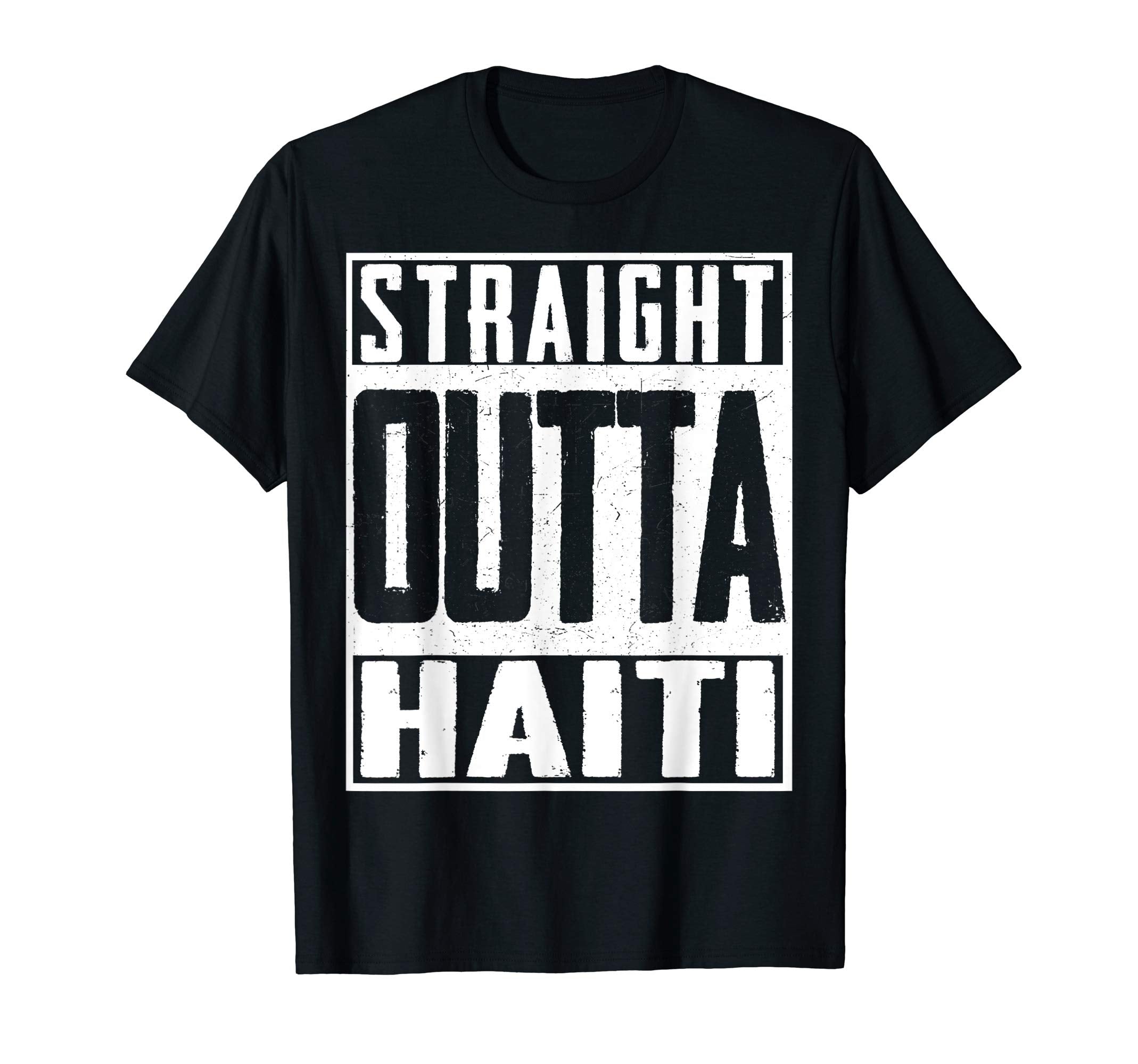 Straight Outta Haiti Haitian Soccer T-Shirt - Streetwear Style for Adults - T-Shirt, Sweatshirt, Hoodie