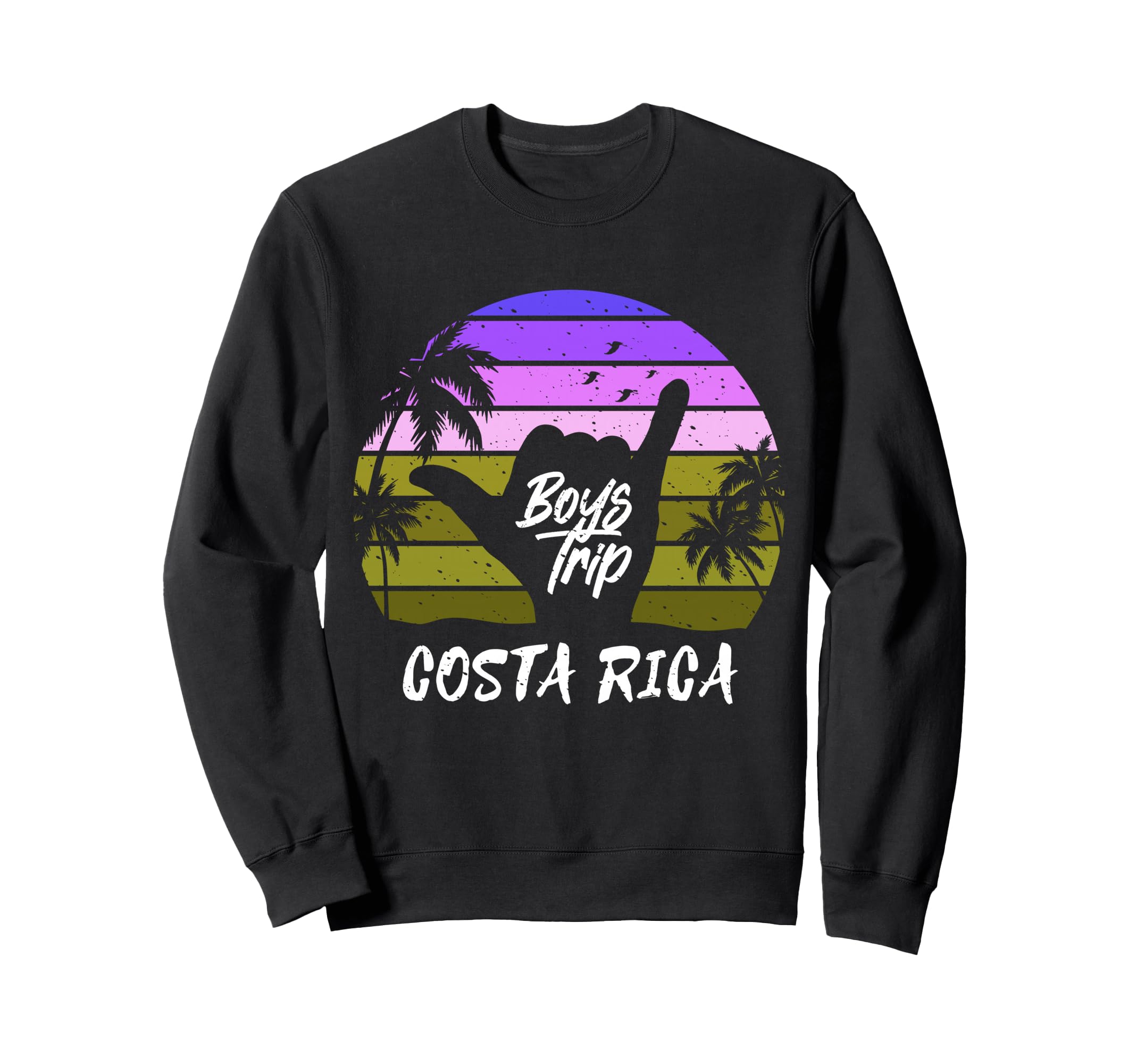 Costa Rica Guys Trip Matching Sweatshirt - Minimalist Print for Adults - T-Shirt, Sweatshirt, Hoodie