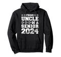 Proud Uncle Soccer Senior 2024 Hoodie - Trendy Graphic for Adults - T-Shirt, Sweatshirt, Hoodie