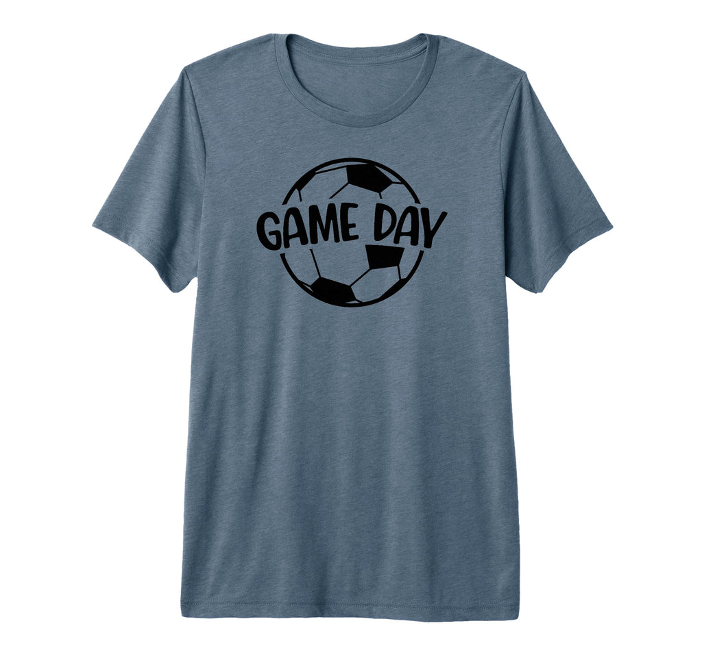 Soccer Game Day Ball Game Day Soccer Tri T-Shirt - Novelty Apparel Unisex - T-Shirt, Sweatshirt, Hoodie