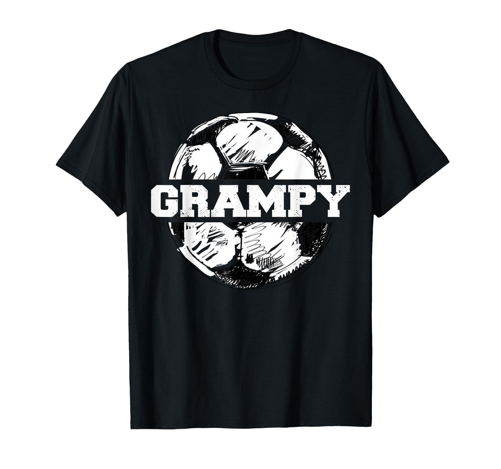 Soccer Grampy Soccer Ball Split Funny T-Shirt - Unique Graphic Unisex - T-Shirt, Sweatshirt, Hoodie