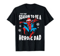 Marvel Spider Season To Be Heroic Dad T-Shirt - Unique Graphic Men Women - T-Shirt, Sweatshirt, Hoodie