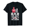 Mens Proud Baseball Dad Myth Legend T-Shirt - Custom Art Print Unisex - T-Shirt, Sweatshirt, Hoodie