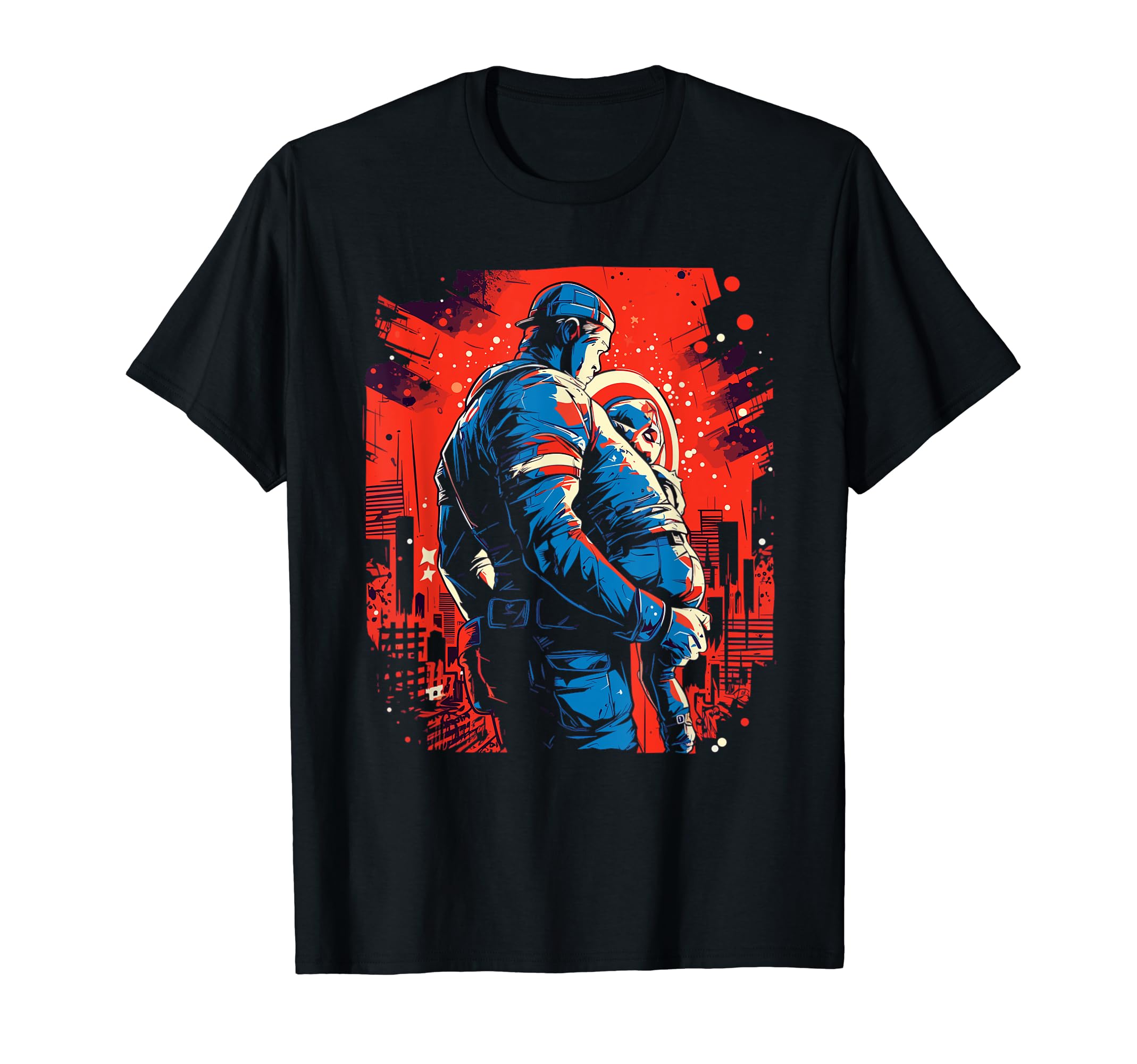 Dad Grandpa Veteran Veterans American T-Shirt - Unique Graphic Men Women - T-Shirt, Sweatshirt, Hoodie