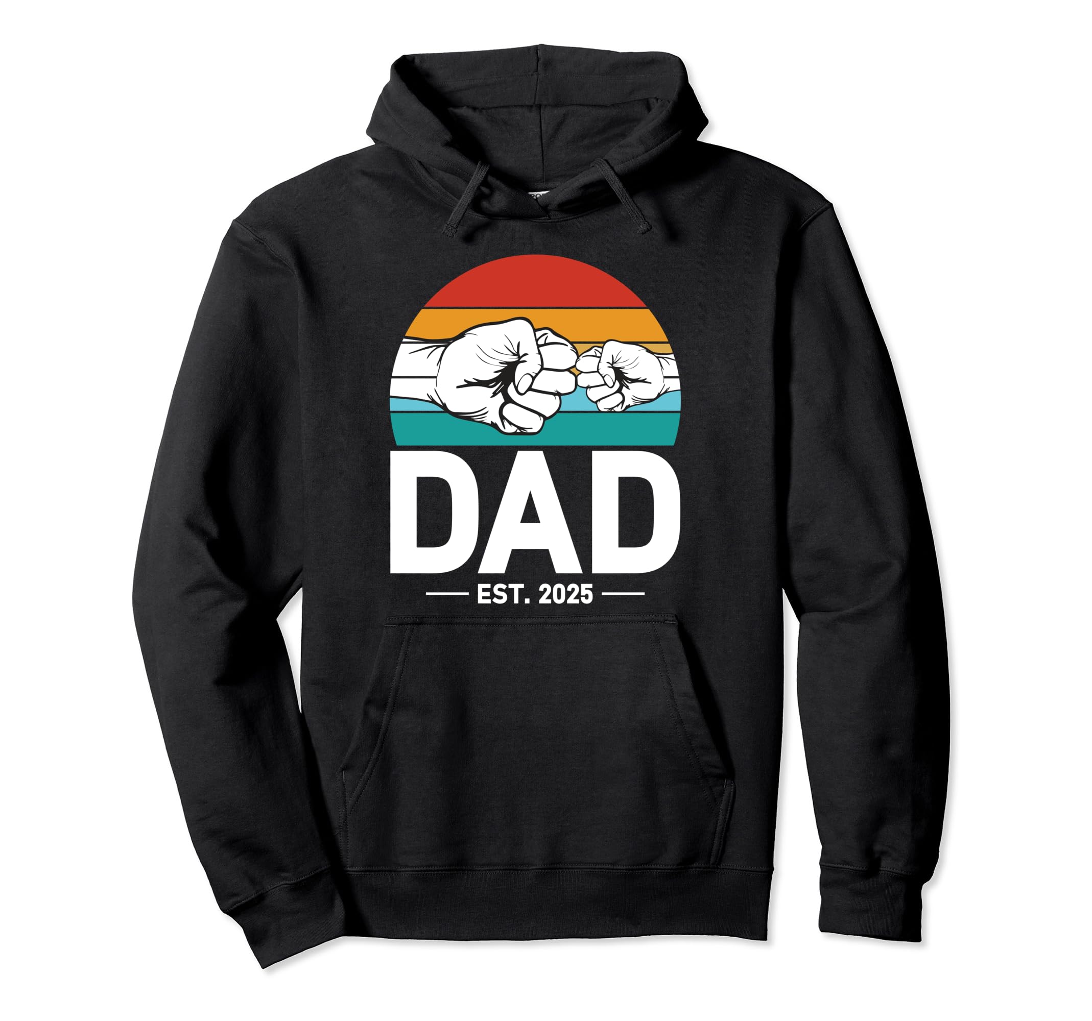 Dad Est 2025 Dad New Dad Hoodie - Fun Novelty Design for Adults - T-Shirt, Sweatshirt, Hoodie