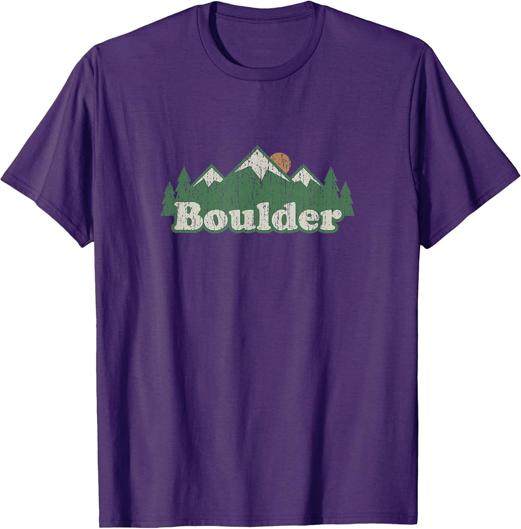 Retro Boulder Vintage - Adult & Kids T-Shirts, Sweatshirts & Hoodies apparel design preview 1