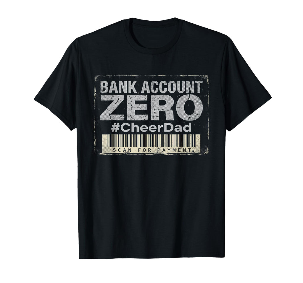 Cheer Dad Scan Payment Cheerleading T-Shirt - Custom Art Print Unisex - T-Shirt, Sweatshirt, Hoodie